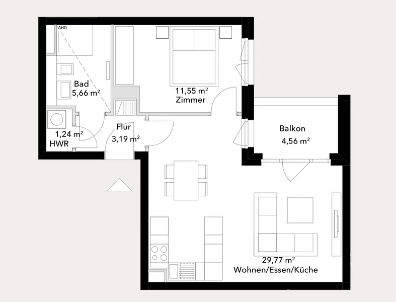 Moderne 2 Zimmer Wohnung in Berlin-Wittenau/ Cité Foch — photo 1
